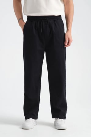 Calmfit Erkek Baggy Kalın Beli Lastikli Pantolon