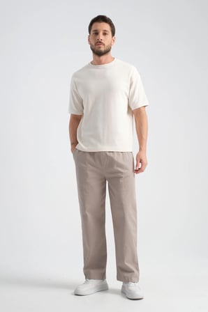 Calmfit Erkek Baggy Kalın Beli Lastikli Pantolon