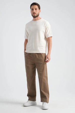 Calmfit Erkek Baggy Kalın Beli Lastikli Pantolon
