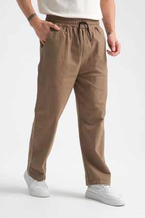 Calmfit Erkek Baggy Kalın Beli Lastikli Pantolon