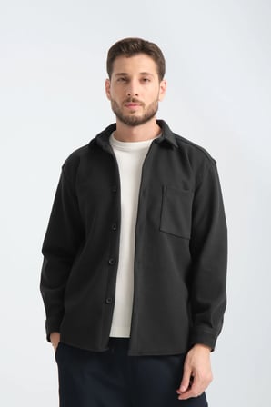 Erkek Regular Fit Kışlık Kaşe Gömlek