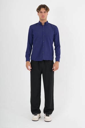 Flex Slim Fit Yumuşak Kolay Ütü Nefes Alan Erkek Gömlek