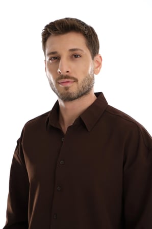 Base Oversize Yumuşak Teri Emen Kolay Ütü Nefes Alan Erkek Gömlek
