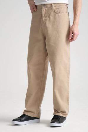 Canvas Pamuk Baggy Pantolon