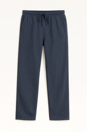 Defy Erkek Rahat Kalıp Keten Görünümlü Pantolon