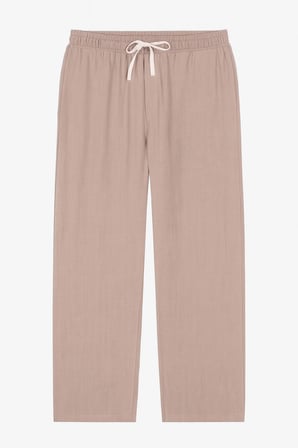 Comforted Erkek Keten Görünüm Rahat Pantolon Bol Paça Yeni Sezon