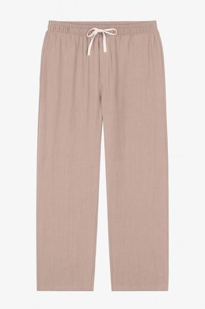Comforted Erkek Keten Görünüm Rahat Pantolon Bol Paça Yeni Sezon