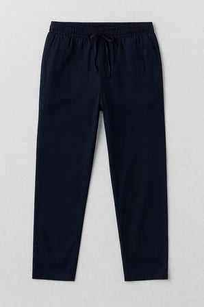Karalyan Erkek Comfort Fit Rahat Kesim Pamuklu Pantolon Lacivert