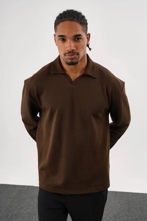 EASE Oversize Sweatshirt Kahve