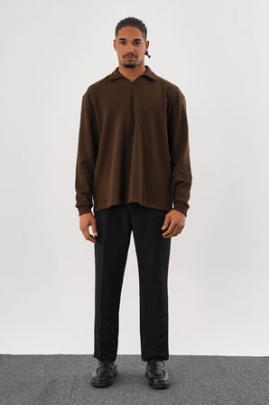 EASE Oversize Sweatshirt Kahve