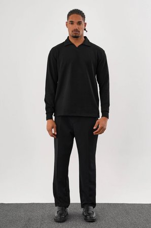 MELLOW Oversize Sweatshirt Siyah