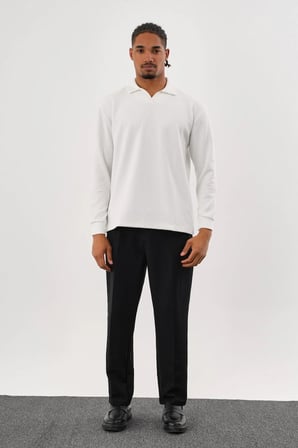 MELLOW Oversize Sweatshirt Beyaz