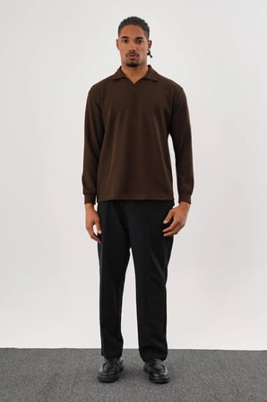 MELLOW Oversize Sweatshirt Kahve