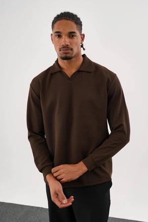 MELLOW Oversize Sweatshirt Kahve