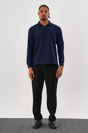 MELLOW Oversize Sweatshirt Lacivert