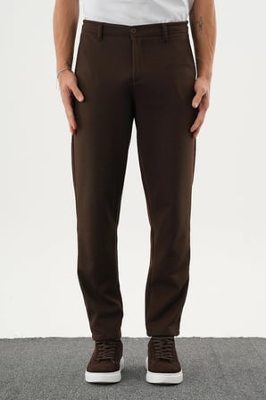 ARDEN Kışlık Kalın Slim Fit Kemerli Erkek Pantolon