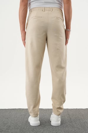 ARDEN Kışlık Kalın Slim Fit Kemerli Erkek Pantolon
