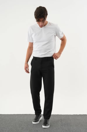 ARDEN Kışlık Kalın Slim Fit Kemerli Erkek Pantolon