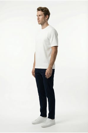 Korte Yeni Sezon Slim Fit Erkek Yumuşak Nefes Alan Tişört