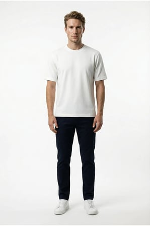 Korte Yeni Sezon Slim Fit Erkek Yumuşak Nefes Alan Tişört