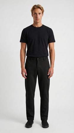TALGET Kışlık Kalın Slim Fit Kemerli Erkek Pantolon