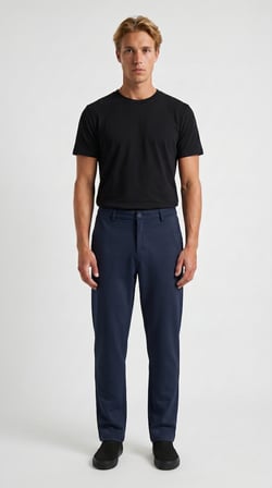 TALGET Kışlık Kalın Slim Fit Kemerli Erkek Pantolon