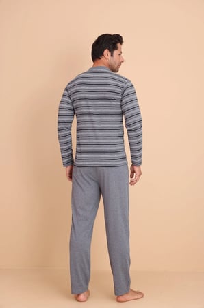 Hunt Regular Erkek Uzun Kol Pijama Takımı