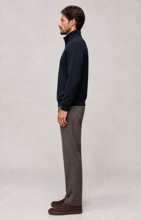 Runi Basic Regular Fit Pamuklu Kışlık Sweatshirt Siyah
