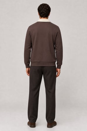 Snap Erkek Regular Fit Düğmeli Kışlık Sweatshirt