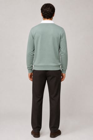 Snap Erkek Regular Fit Düğmeli Kışlık Sweatshirt Mint