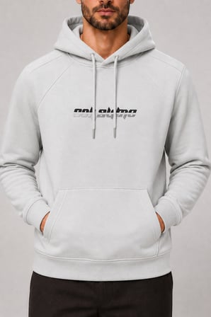 Consume Erkek Regular Fit Kapüşonlu Sweatshirt Gri