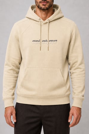 Consume Erkek Regular Fit Kapüşonlu Sweatshirt Bej