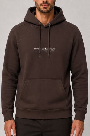 Consume Erkek Regular Fit Kapüşonlu Sweatshirt Kahve