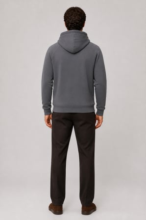 Consume Erkek Regular Fit Kapüşonlu Sweatshirt Antrasit