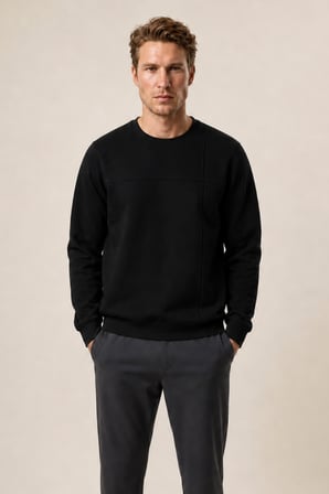 Benko Regular Fit Kışlık Sweatshirt Yeni Sezon Siyah