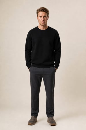 Benko Regular Fit Kışlık Sweatshirt Yeni Sezon Siyah