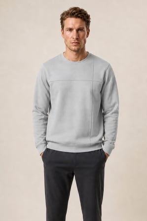 Benko Regular Fit Kışlık Sweatshirt Yeni Sezon Gri