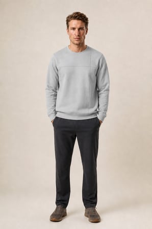 Benko Regular Fit Kışlık Sweatshirt Yeni Sezon Gri