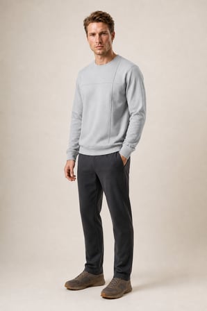 Benko Regular Fit Kışlık Sweatshirt Yeni Sezon Gri