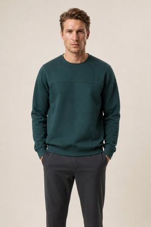 Benko Regular Fit Kışlık Sweatshirt Yeni Sezon Nefti