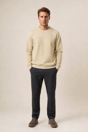 Benko Regular Fit Kışlık Sweatshirt Yeni Sezon Bej