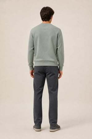 Takes Bisiklet Yaka Kışlık Regular Fit Sweatshirt Mint