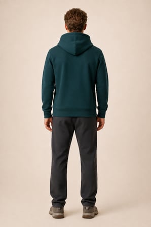 Thenk Yeni Sezon Erkek Regular Fit Kapüşonlu Sweatshirt Nefti
