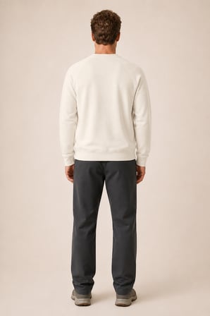 Forever Yeni Sezon Erkek Regular Fit Pamuklu Sweatshirt Taş