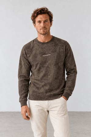 Yeni Sezon Filow Erkek İki İplik Regular Fit Sweatshirt