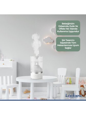 Loobex ME-500Q Hava Nemlendirici Buhar Makinesi (Sıfır - Kutu Açık)