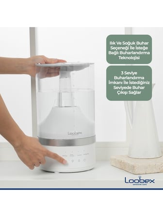 Loobex ME-500Q Hava Nemlendirici Buhar Makinesi TEŞHİR SIFIR KONDİSYONDA