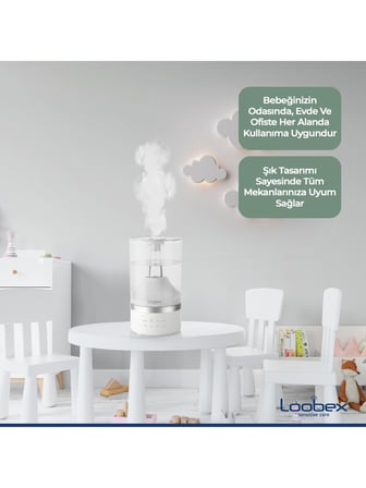 Loobex ME-500Q Hava Nemlendirici Buhar Makinesi TEŞHİR SIFIR KONDİSYONDA