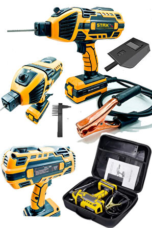 Hand Welder Stxhw-220a Yeni Nesil Tabanca Kaynak Makinası Invertör Elektrot Kaynak Makinesi Seti