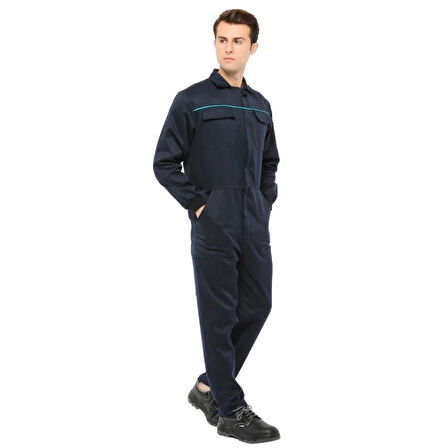 Şensel, İş Tulumu -Eko.-, Lacivert -55E345- İş Kıyafeti-Üniforma